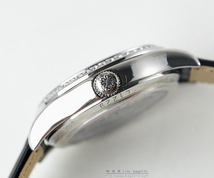 百達翡麗PATEK PHILPPE LS精品 新款 進口全自動機械機芯 316精鋼表殼 小牛皮錶帶 高端情侶對表  wssb3623